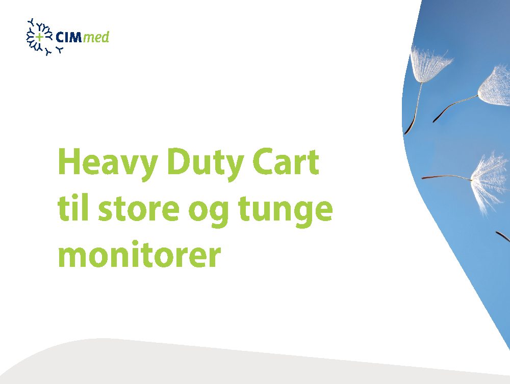 Heavy Duty Cart til store og tunge monitorer